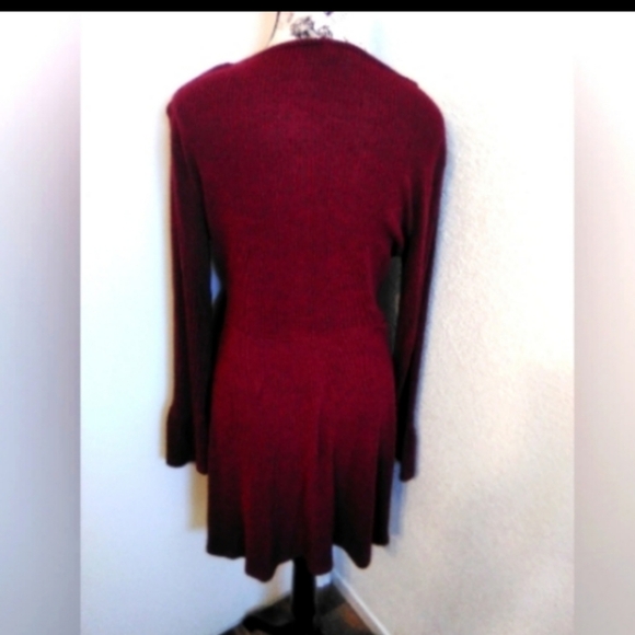 Xhilaration Faux Wrap Sweater Dress - Picture 3 of 3
